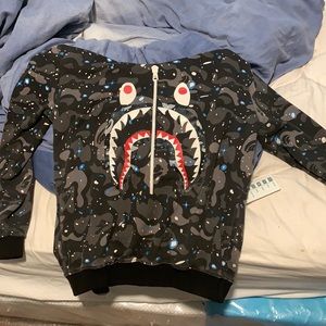 BAPE hoodie, medium in men’s